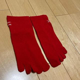 ミズノ(MIZUNO)の【未使用】ミズノ　滑り止め付き五本指ソックス(ソックス)