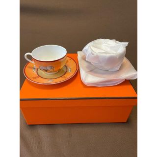 エルメス(Hermes)のエルメス　ティーカップ　アフリカ　ペア(食器)