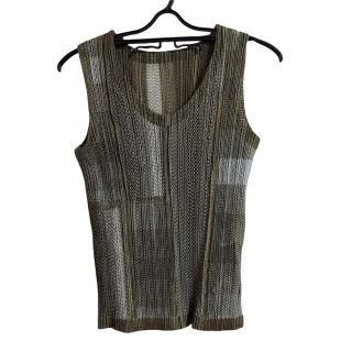 プリーツプリーズイッセイミヤケ(PLEATS PLEASE ISSEY MIYAKE)のプリーツプリーズ ノースリーブカットソー(カットソー(半袖/袖なし))