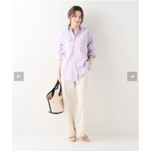 MADISONBLUE(マディソンブルー)のMADISON BLUE☆HAMPTONシャツ BS PASTEL レディースのトップス(シャツ/ブラウス(長袖/七分))の商品写真