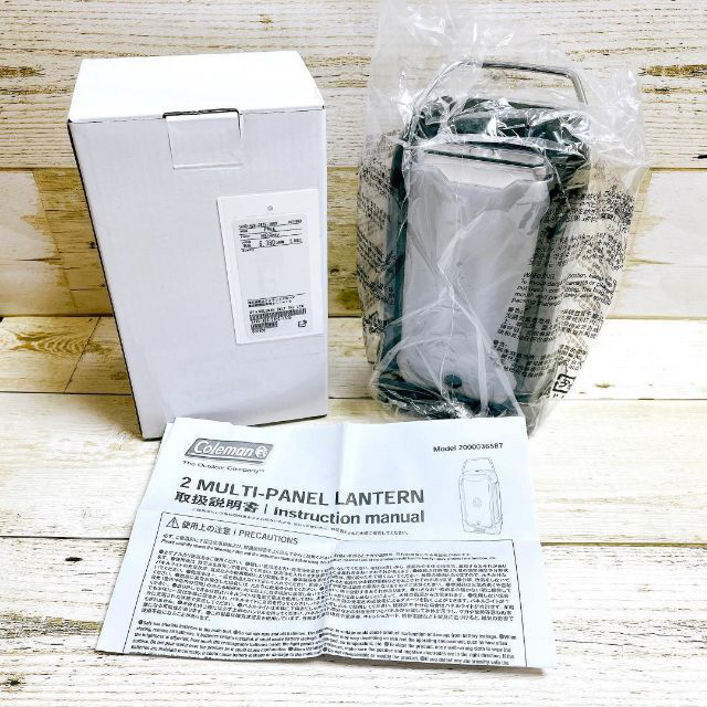 製品保証 2MULTI-PANEL-LANTERN マルチパネルランタンコールマン 新品未開封 BY別注 Coleman 2MULTI-PANEL LANTERN