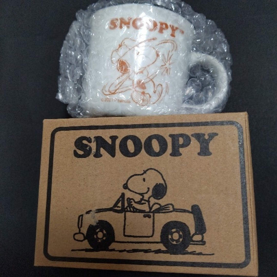 SNOOPY(スヌーピー)の◎新品未使用 スヌーピー ホーロー風マグカップ① エンタメ/ホビーのおもちゃ/ぬいぐるみ(キャラクターグッズ)の商品写真