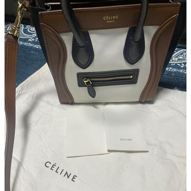限定版 celine - Fu⭐︎CELINEセリーヌラゲージナノサイズバイカラー紗