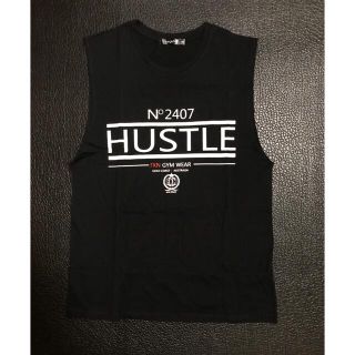 『新品　未使用』HUSTLE  ノースリーブ　ブラック　Mサイズ(タンクトップ)