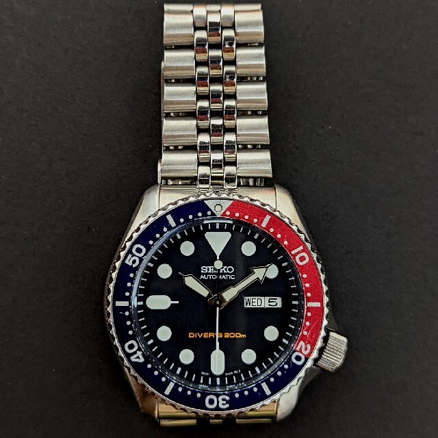 廃盤希少】セイコー SEIKO skx009 ネイビーボーイ ジュビリーベルト ...