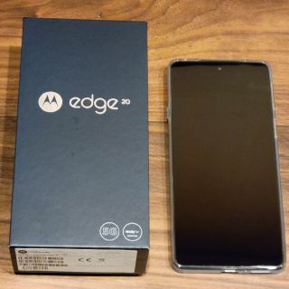 モトローラ(Motorola)の美品　モトローラ motorola edge 20(スマートフォン本体)