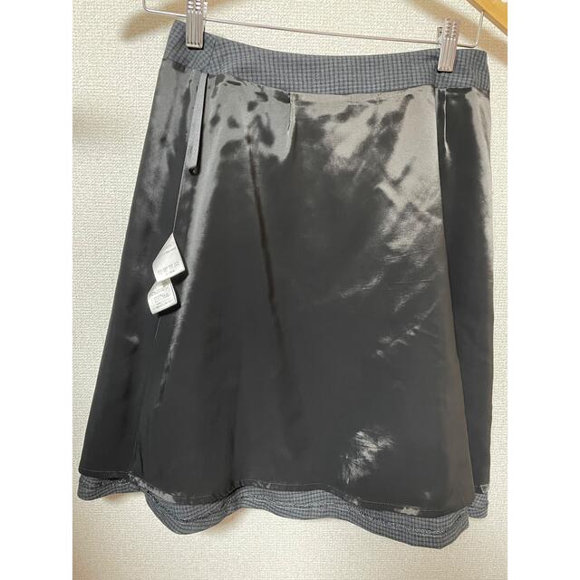 AOKI(アオキ)のAOKI  LES MUES  スカート単品　Sサイズ　チェック柄 レディースのスカート(ひざ丈スカート)の商品写真
