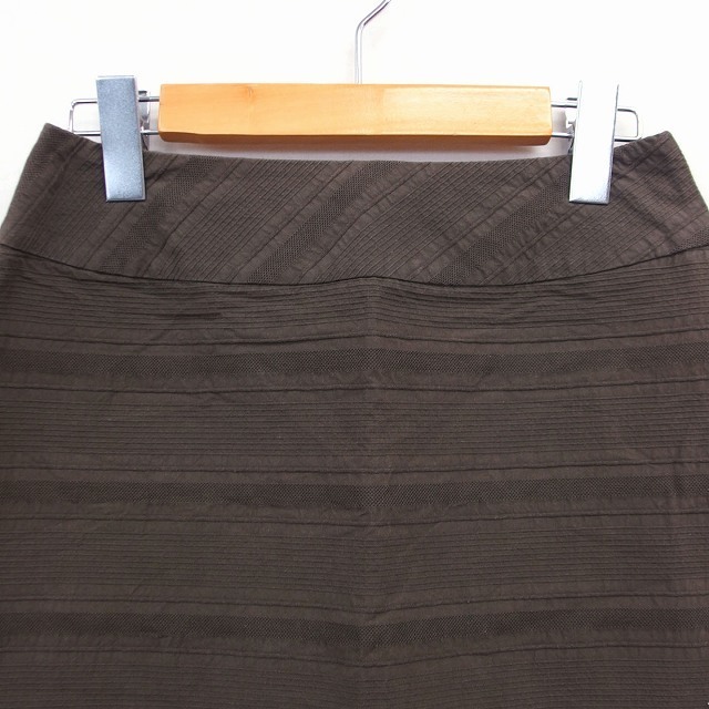 anatelier(アナトリエ)のアナトリエ ANATELIER 台形 スカート 膝丈 コットン 綿 総柄 切替 レディースのスカート(ひざ丈スカート)の商品写真