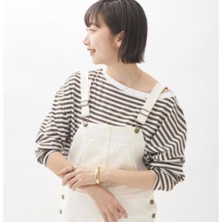 プラージュ(Plage)のFEMININE テンジクボーダーTシャツ ボーダー plage プラージュ(カットソー(長袖/七分))