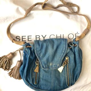 美品✨✨SEE BY CHLOE  フリンジショルダーバッグフリンジバック