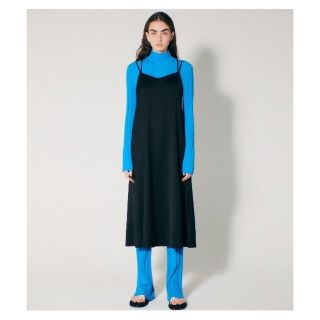 ルシェルブルー(LE CIEL BLEU)のLE CILE BIUE Vis Wool Satin Slip Dress(ロングワンピース/マキシワンピース)