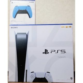 ソニー(SONY)の【新品未使用】プレイステーション5 本体 デュアルセンスセット(家庭用ゲーム機本体)