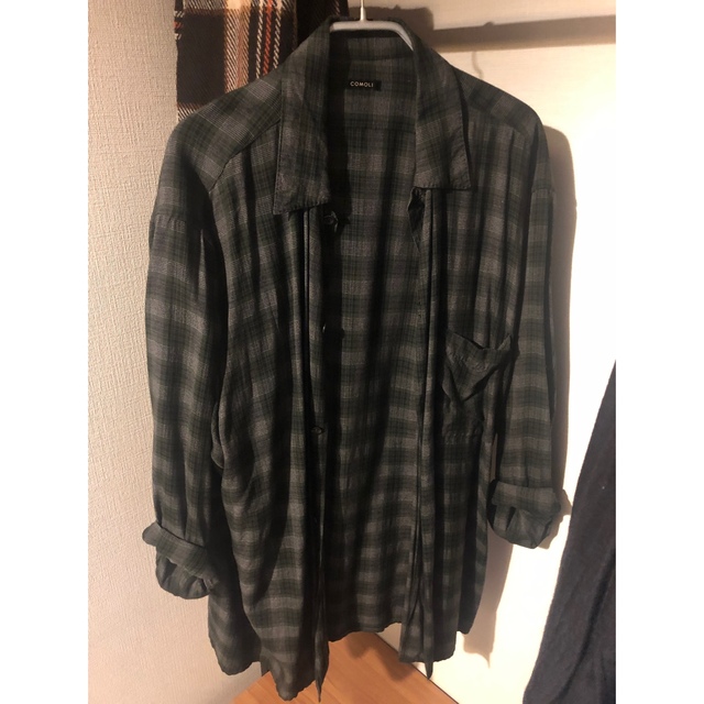 20ss comoli レーヨンオープンカラーシャツ サイズ1 【予約中