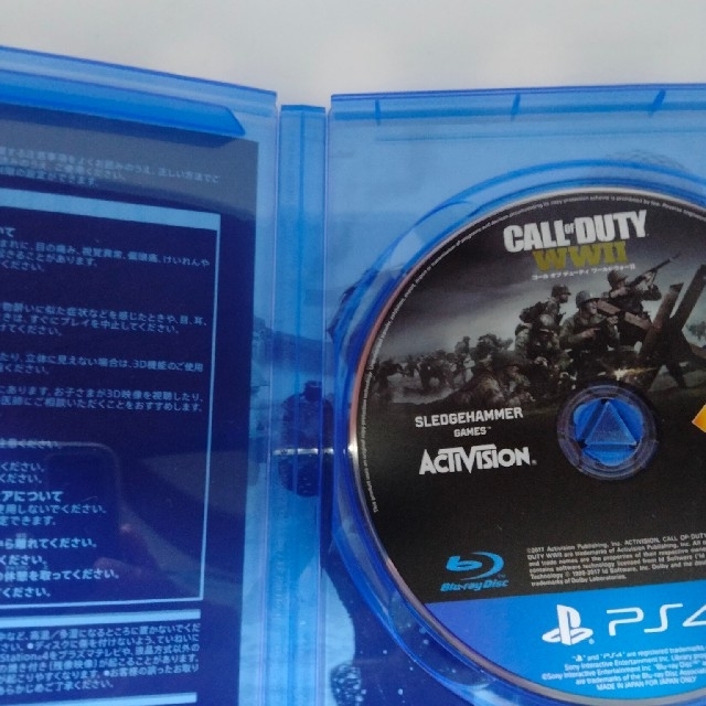 PS4 コール オブ デューティ ワールドウォーII CODWW2 エンタメ/ホビーのゲームソフト/ゲーム機本体(家庭用ゲームソフト)の商品写真