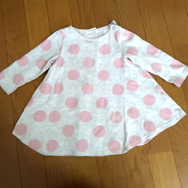 80 90 長袖トップス 2枚セット キッズ/ベビー/マタニティのベビー服(~85cm)(Ｔシャツ)の商品写真