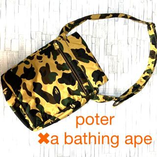 アベイシングエイプ(A BATHING APE)のBAPE ×PORTERショルダー バッグアベイシングエイプ(ショルダーバッグ)