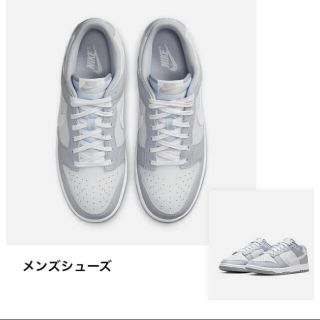 ナイキ(NIKE)のNIKE DUNK LOW RETRO PLATINUM WOLF GREY(スニーカー)