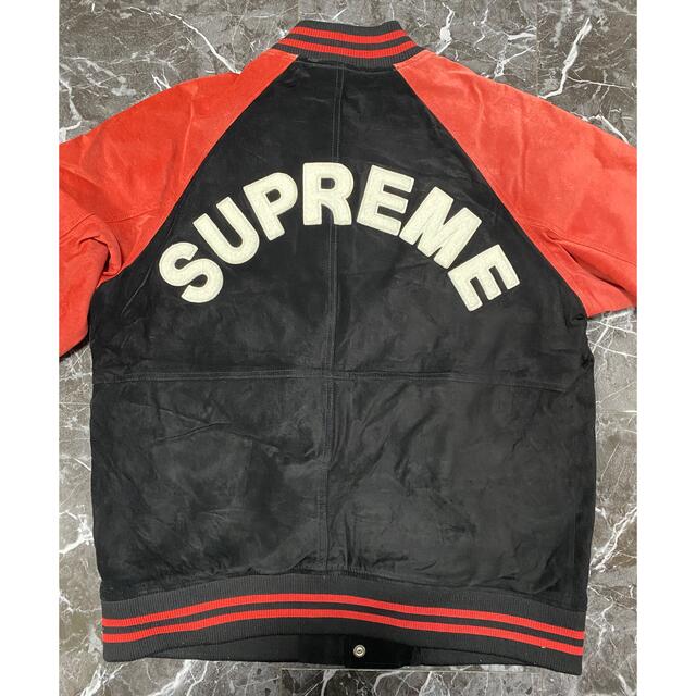 Supreme(シュプリーム)のSupreme Suede Varsity Jacket 17AW メンズのジャケット/アウター(ブルゾン)の商品写真