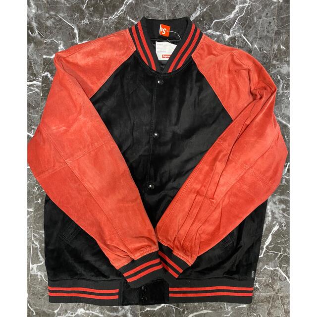 Supreme Suede Varsity Jacket 17AW