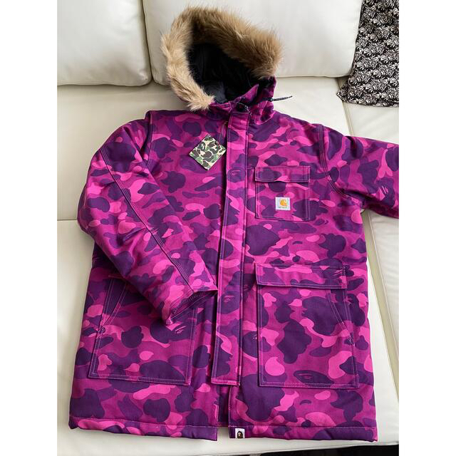 信頼】 A BATHING APE - 【タグ付き新品】A BATHING APEファーブルゾン