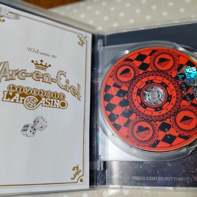 L’Arc～en～Ciel　LIVE　2015　L’ArCASINO DVD