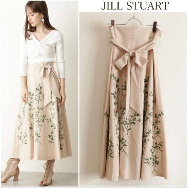 JILLSTUART(ジルスチュアート)の最終価格♪未使用♪ジルスチュアート♪クレールフレアロングスカート♪ レディースのスカート(ロングスカート)の商品写真