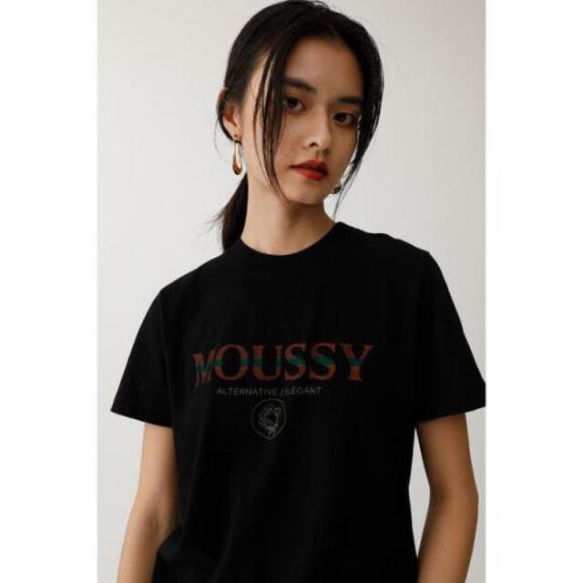 ヒロたん❤︎専用(*Ü*)MOUSSY マウジー  ロングロゴTシャツ/チュニック