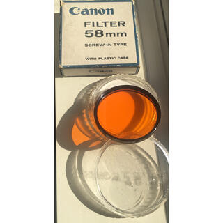 キヤノン(Canon)のCanon Filter 58mm  01 3x(フィルター)