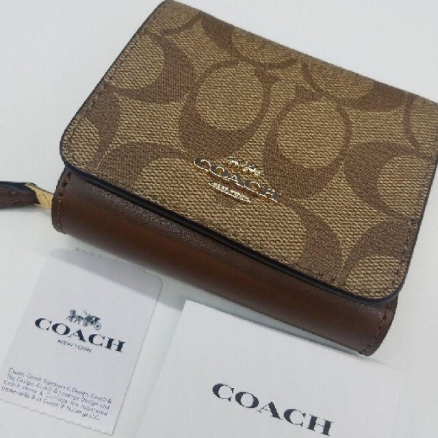 値下げ！COACH　三つ折り財布