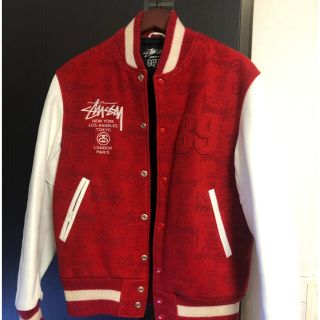 ステューシー(STUSSY)の STUSSY/ステューシー 25周年　スタジャン  Sサイズ(スタジャン)