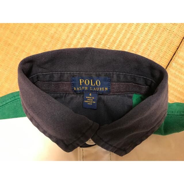 Ralph Lauren(ラルフローレン)のラルフローレン　ラガーシャツ　長袖 キッズ/ベビー/マタニティのキッズ服男の子用(90cm~)(Tシャツ/カットソー)の商品写真