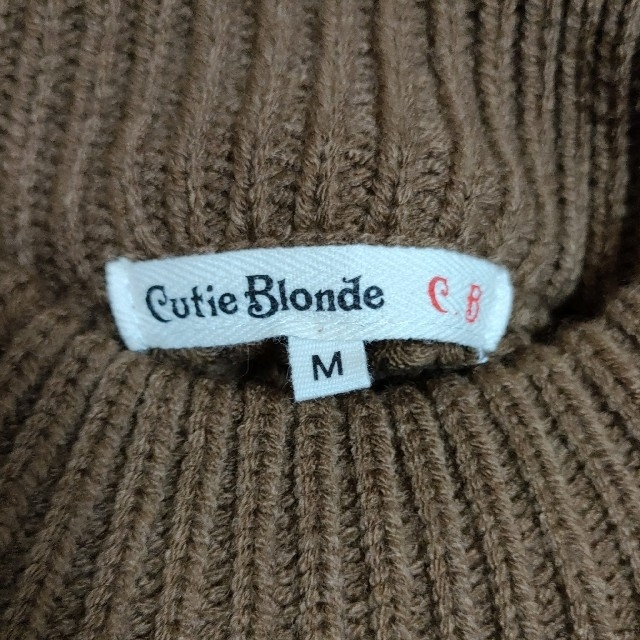 Cutie Blonde(キューティーブロンド)のCutieBlonde フィッシャーマンセーター アランニット ガンジーセーター レディースのトップス(ニット/セーター)の商品写真