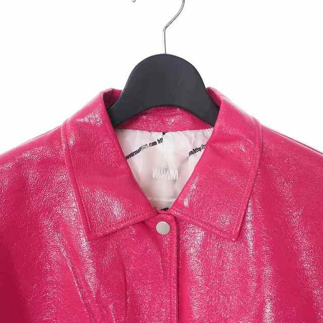 正規品新作 other - WWWM クロップド フェイクレザー ジャケット ブルゾン S ピンクの通販 by ベクトル ラクマ店|アザーならラクマ 正規激安