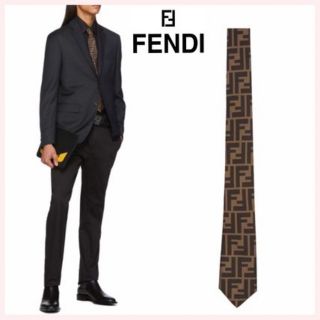 フェンディ(FENDI)のFENDI ズッカ柄ネクタイ　値下げ中(ネクタイ)