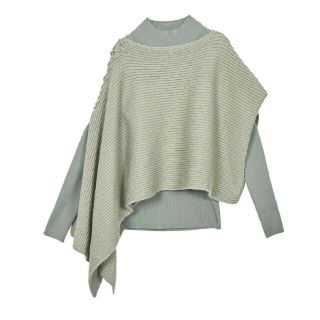 アメリヴィンテージ(Ameri VINTAGE)のアメリヴィンテージ　4WAY MUFFLER LAYERED KNIT(ニット/セーター)