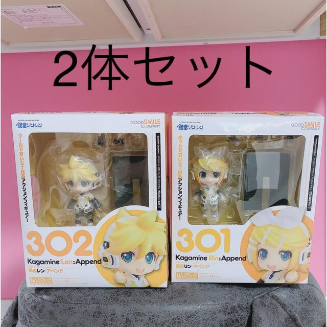 GOOD SMILE COMPANY(グッドスマイルカンパニー)の新品未開封鏡音レンねんどろいど鏡音リンアペンドフィギュア初音ミク エンタメ/ホビーのフィギュア(ゲームキャラクター)の商品写真