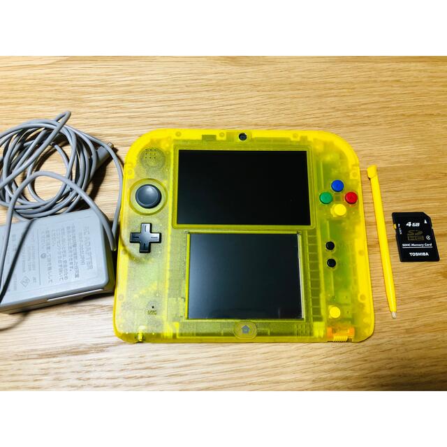 ニンテンドー2DS - ニンテンドー2DS クリアイエロー (ピカチュウ限定