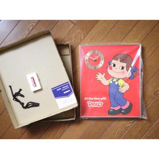 ペコちゃん 不二家 壁掛け時計 非売品 コレクション景品(キャラクターグッズ)