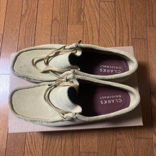 クラークスワラビーローCLARKS WALLABEE-LoメープルUK10正規