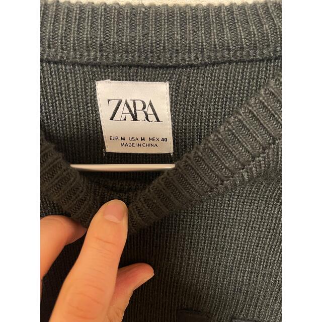 ZARA(ザラ)のZARA オーバーサイズニット　M メンズのトップス(ニット/セーター)の商品写真