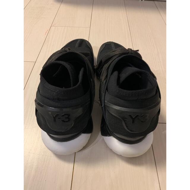 Y-3(ワイスリー)のY-3 QASA HIGH BLACK/WHITE 27.5cm メンズの靴/シューズ(スニーカー)の商品写真