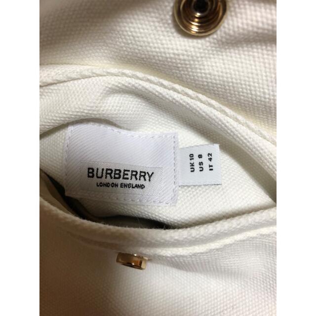 BURBERRY(バーバリー)のBURBERRY  バーバリー ビッグロゴプリント レザー 切替 ジャケット レディースのジャケット/アウター(その他)の商品写真