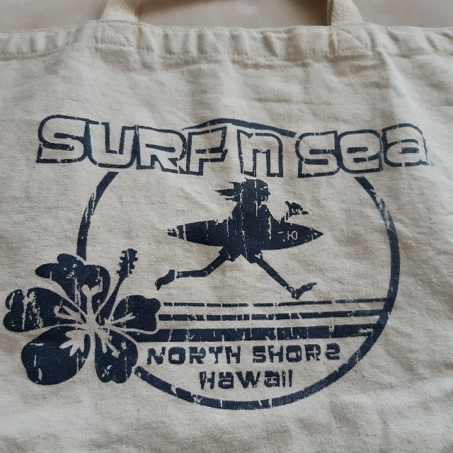SURF N SEA　サーフアンドシー　トートバッグ　ショルダーバッグ　白