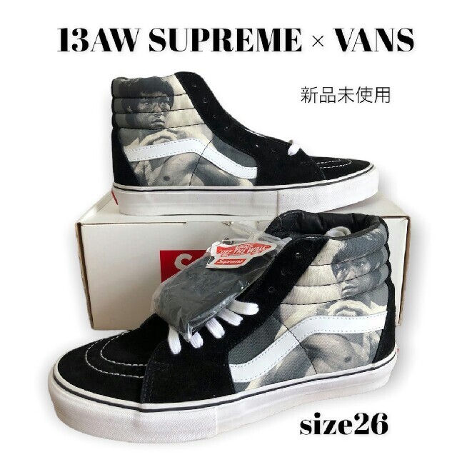 【奇跡の新品未使用】Supreme VANS Bruce Lee  SK8-Hi