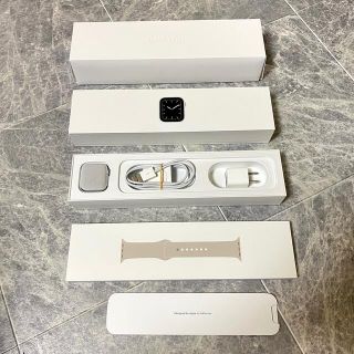 アップルウォッチ(Apple Watch)のApple Watch5 40mm  状態良し GPSモデル(腕時計(デジタル))