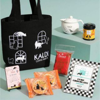 カルディ(KALDI)の【カルディ】猫の日バッグプレミアム　未開封(菓子/デザート)