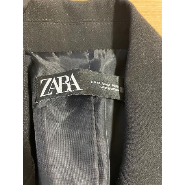 ZARA(ザラ)のZARA ザラ　テーラードジャケット　黒　ブラックジャケット レディースのジャケット/アウター(テーラードジャケット)の商品写真