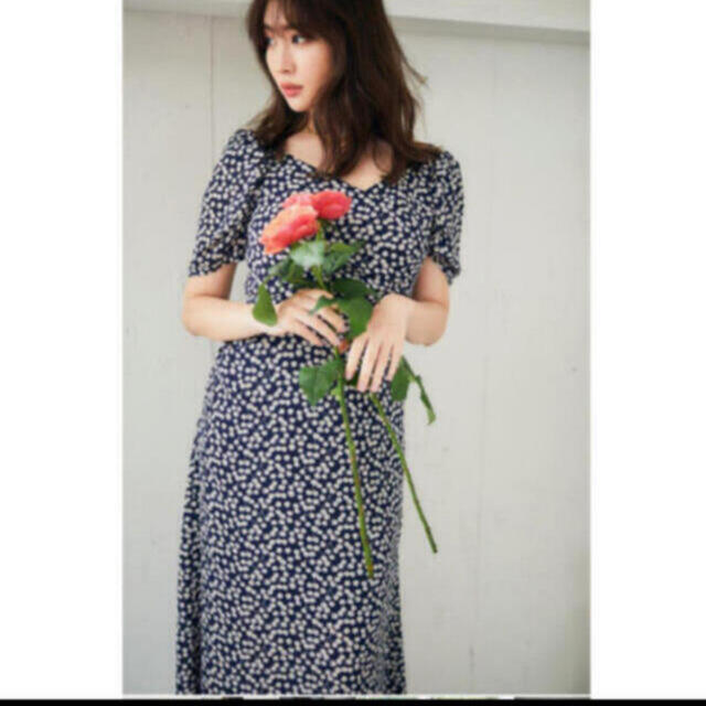 Herlipto チェリーワンピース ネイビー lp2m.ustjogja.ac.id