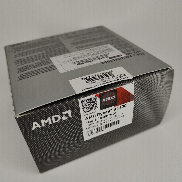 完動品 AMD Ryzen3 3100 BOX CPUPC/タブレット