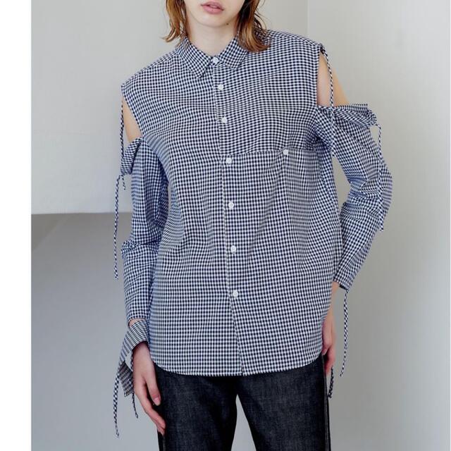 MIDWEST(ミッドウエスト)の9cm様専用 soduk ブルーチェックシャツ メンズのトップス(シャツ)の商品写真